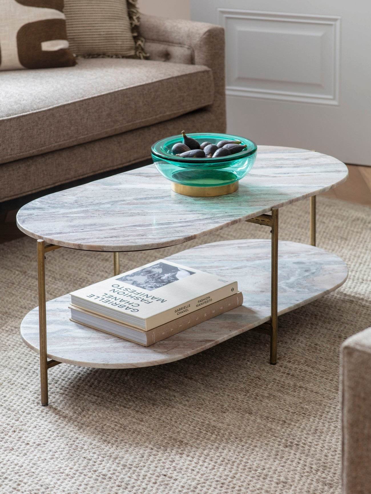 Toronto Marble Top and Base Coffee Table - Pak Tao