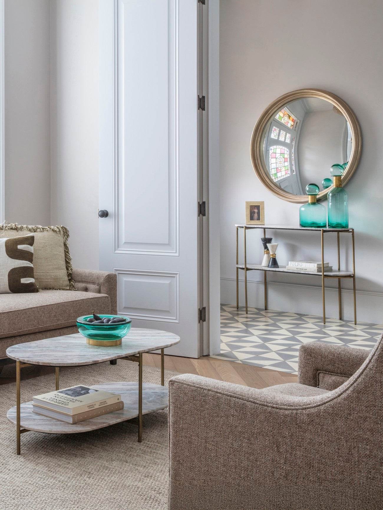 Toronto Marble Top and Base Console Table - Pak Tao