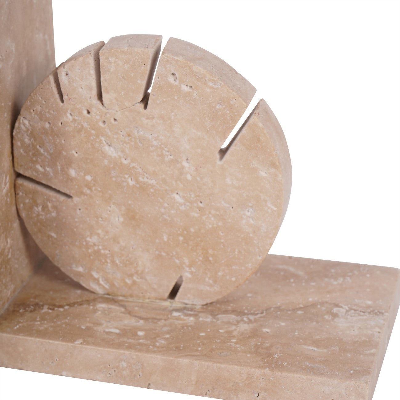 Catania Travertine Bookends
