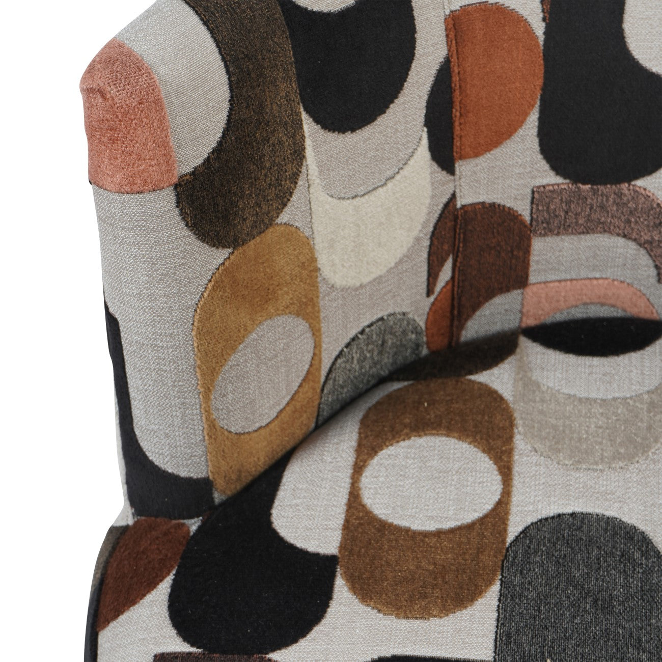 Portico Belgian Velvet Swivel Chair