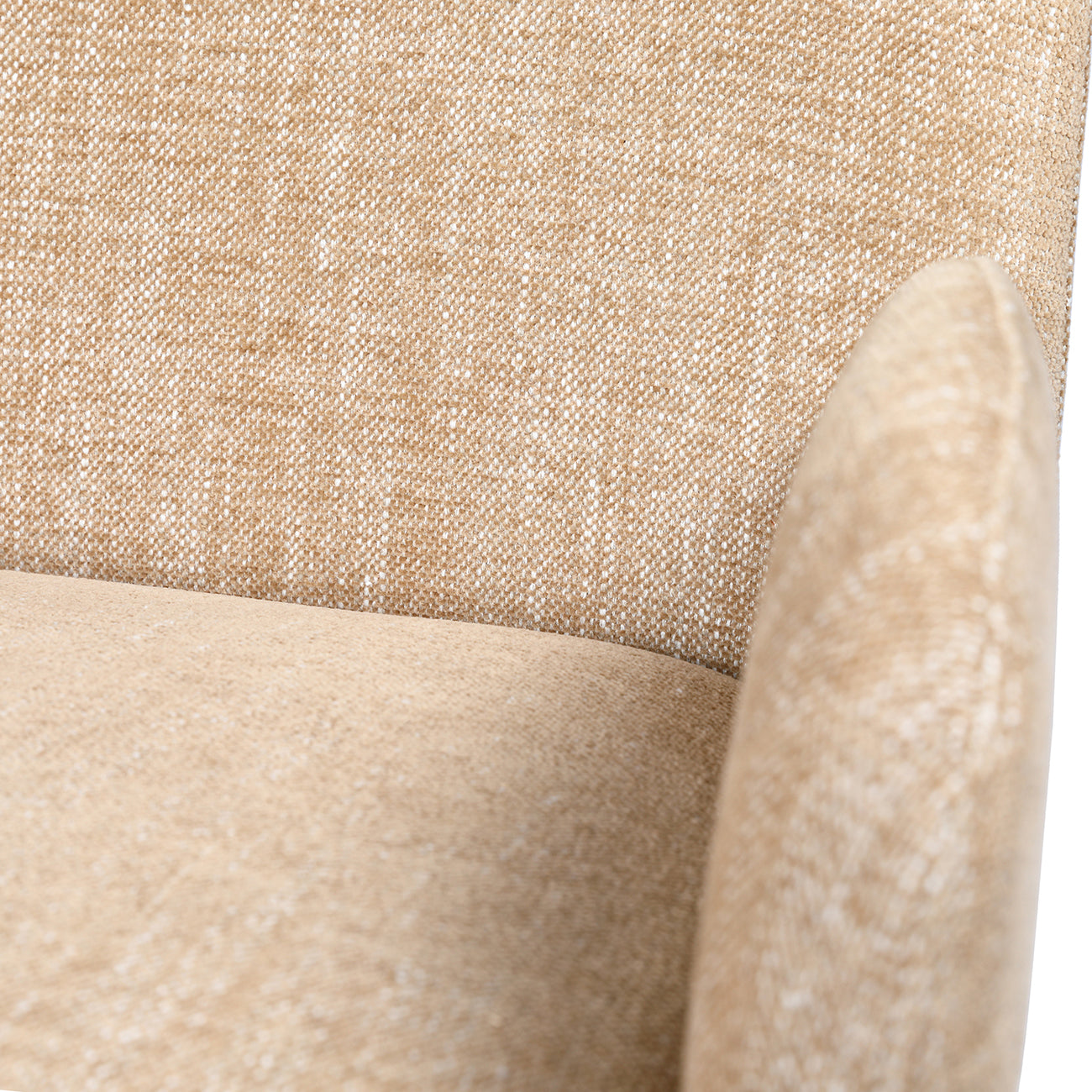 Eska Carver Upholstered Dining Chair Wheat