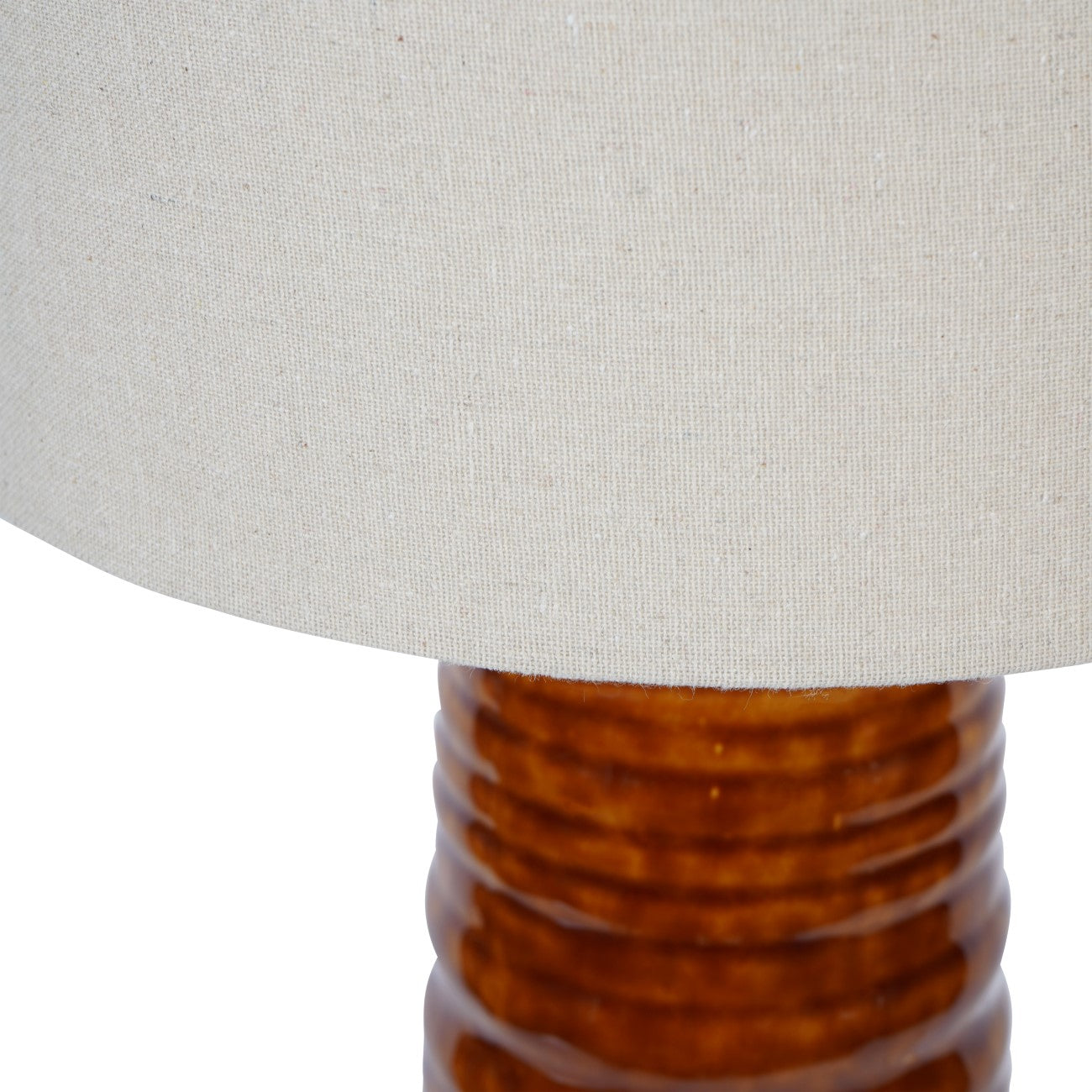 Tivoli Tall Ceramic Floor Lamp Terracotta with Shade E27 60W