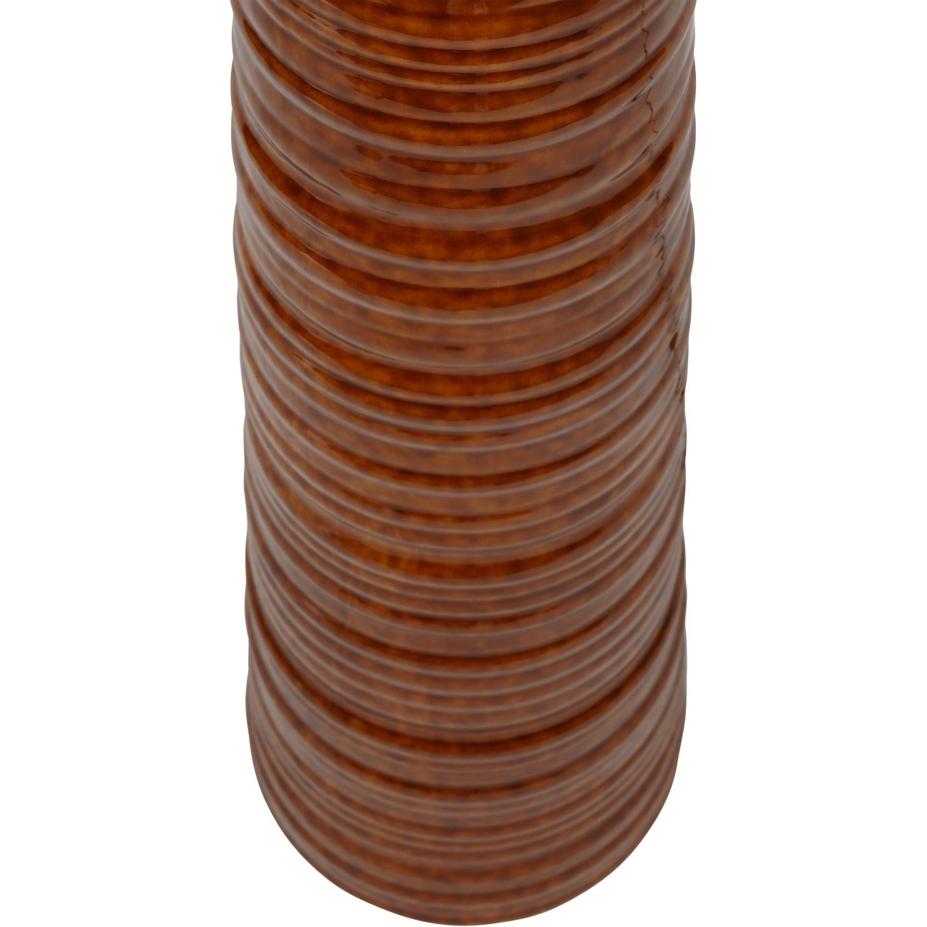 Tivoli Tall Ceramic Floor Lamp Terracotta with Shade E27 60W