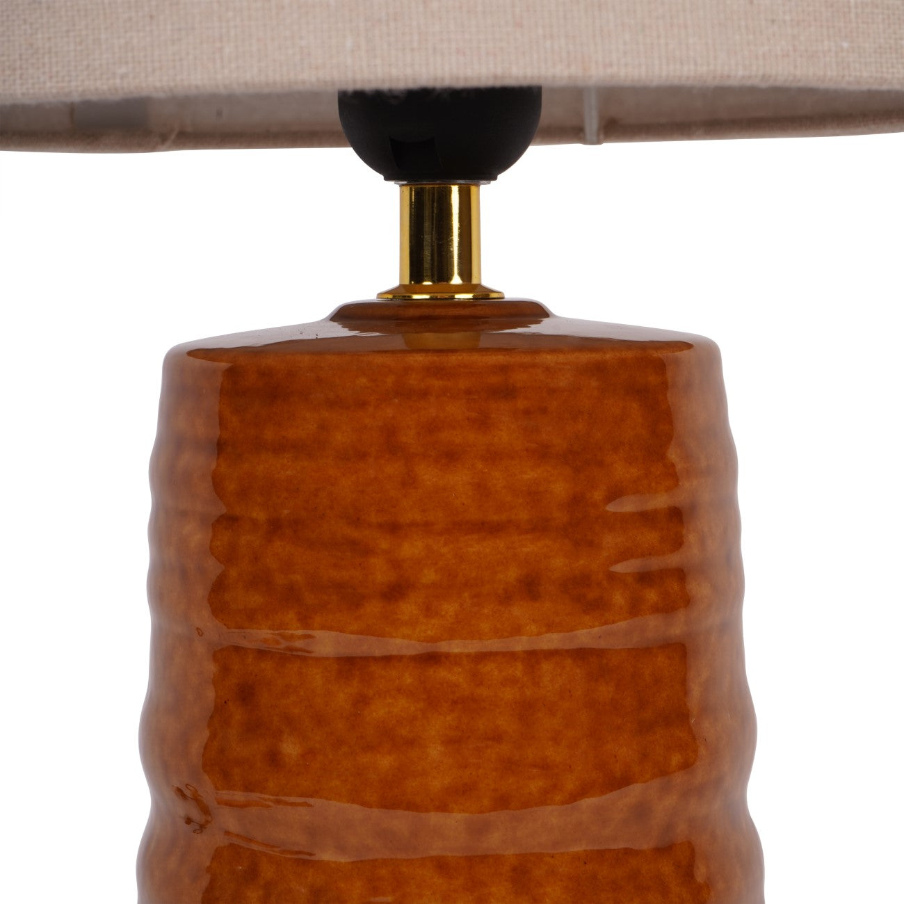 Tivoli Ceramic Table Lamp Terracotta with Shade E27 60W