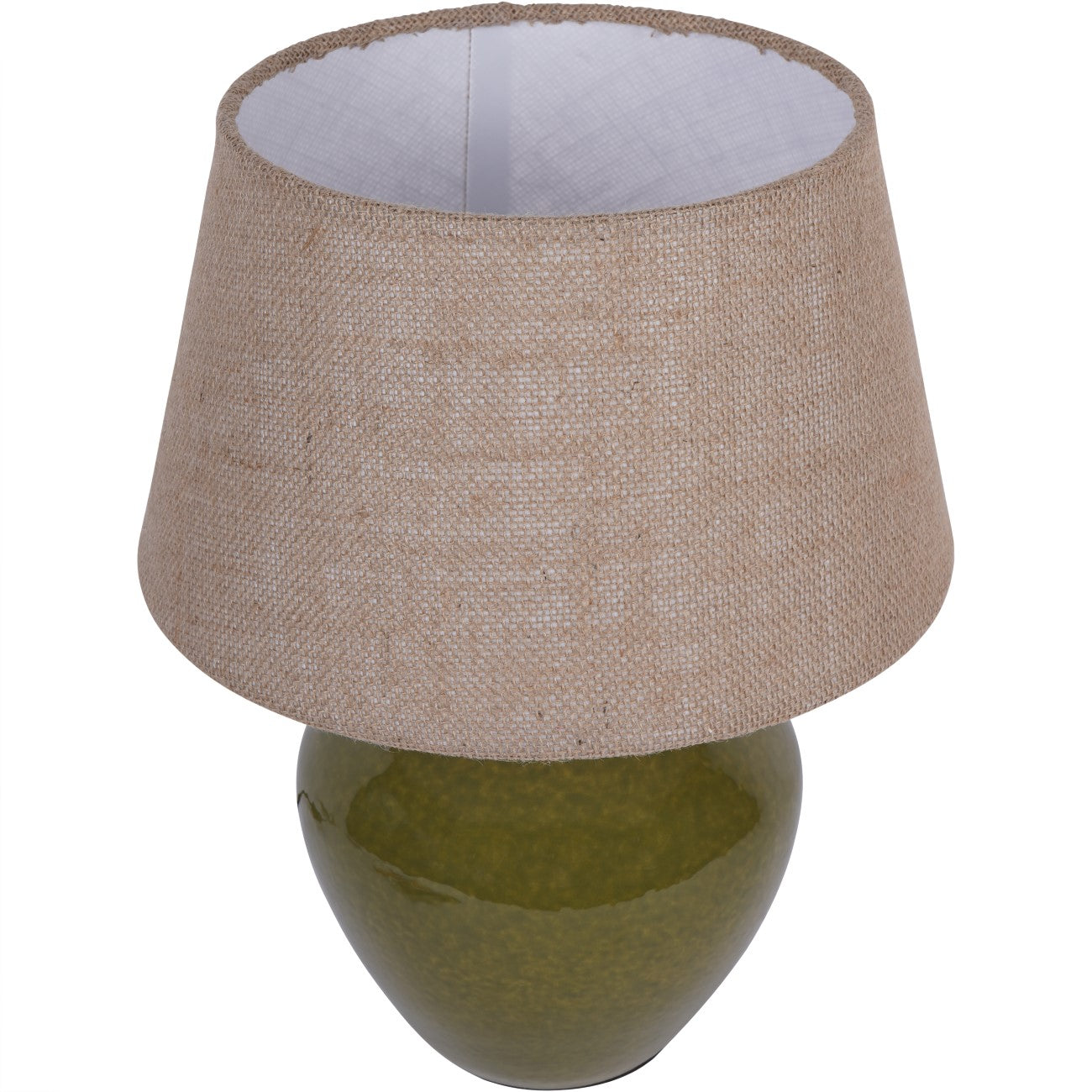 Aubrey Green Ceramic Table Lamp Small E27 60W