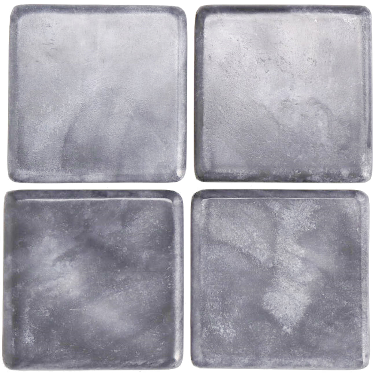 Black Marble Square Coasters Set of 4
