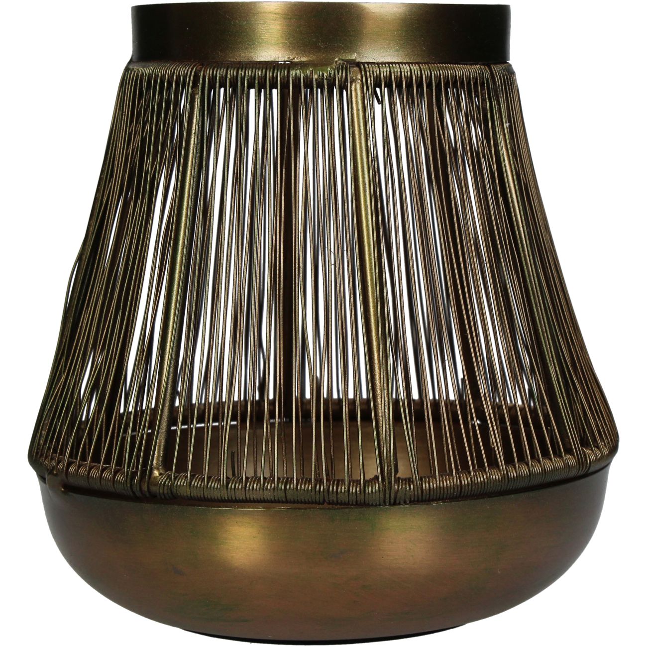 Candle Holder Iron Bronze 13.5cm