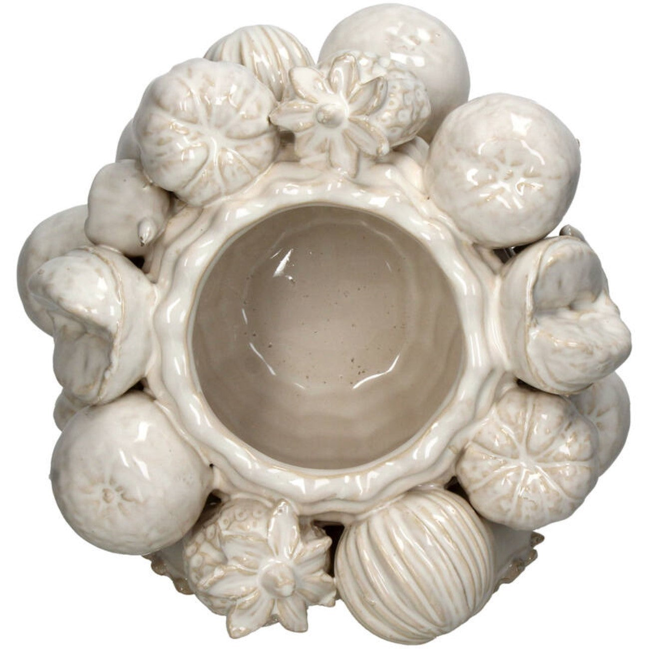 Ivory Orchard Ceramic Vase Small