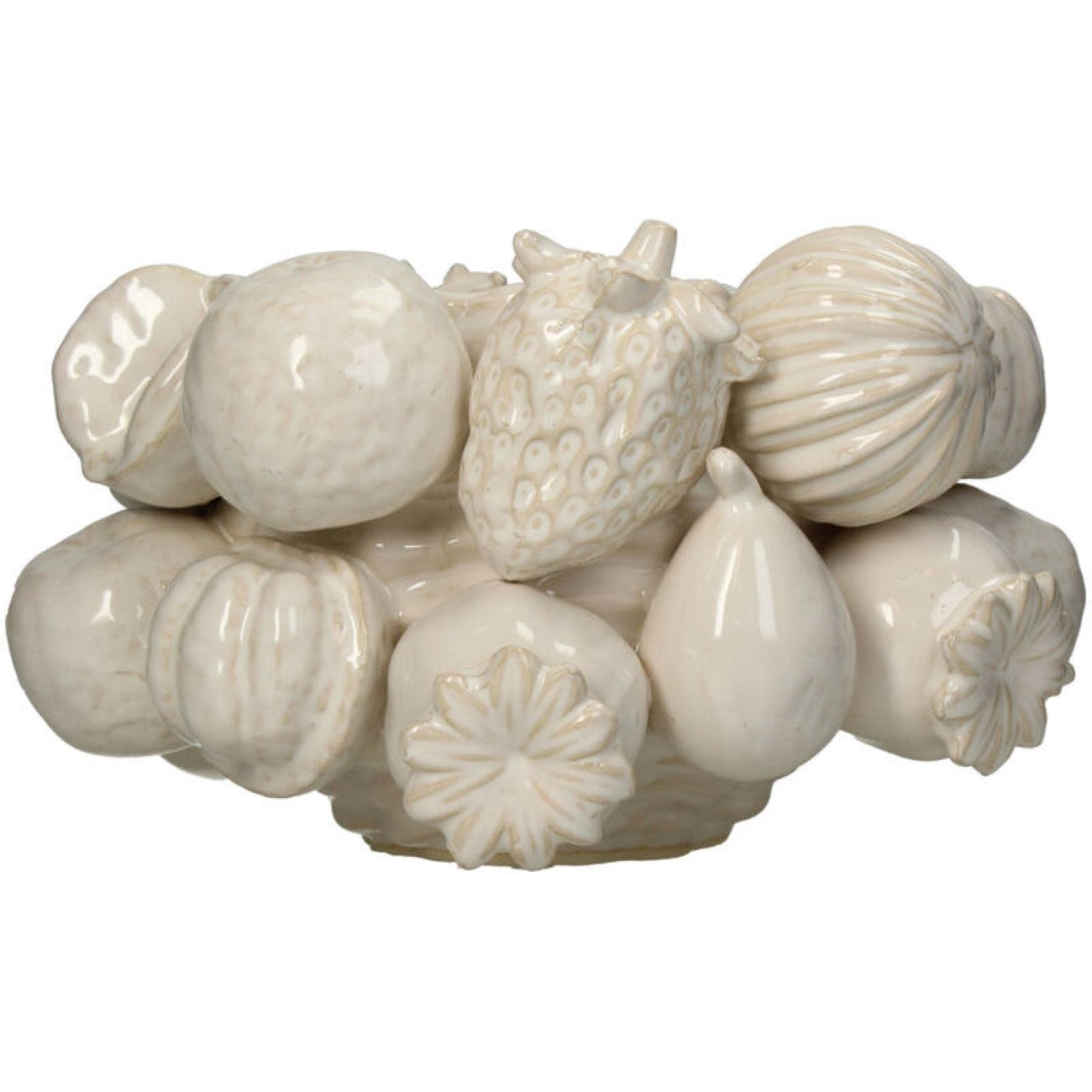 Ivory Orchard Ceramic Vase Small
