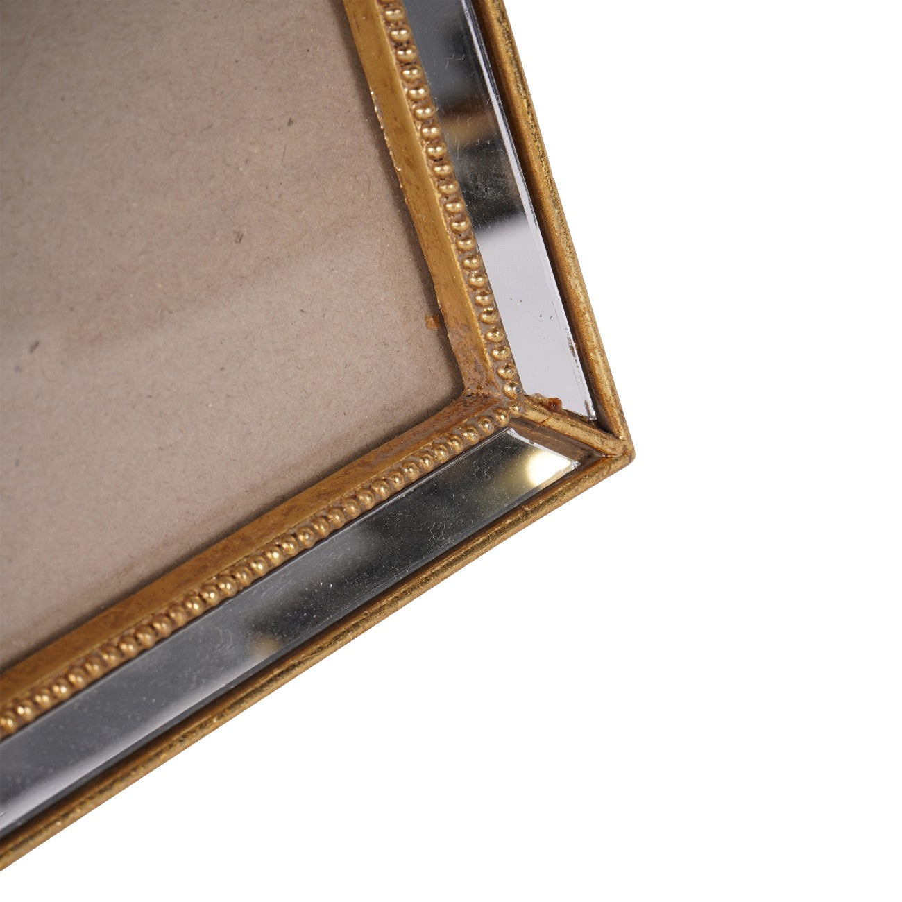 Danes Photo Frame Mirror Polyresin Gold 13x18cm