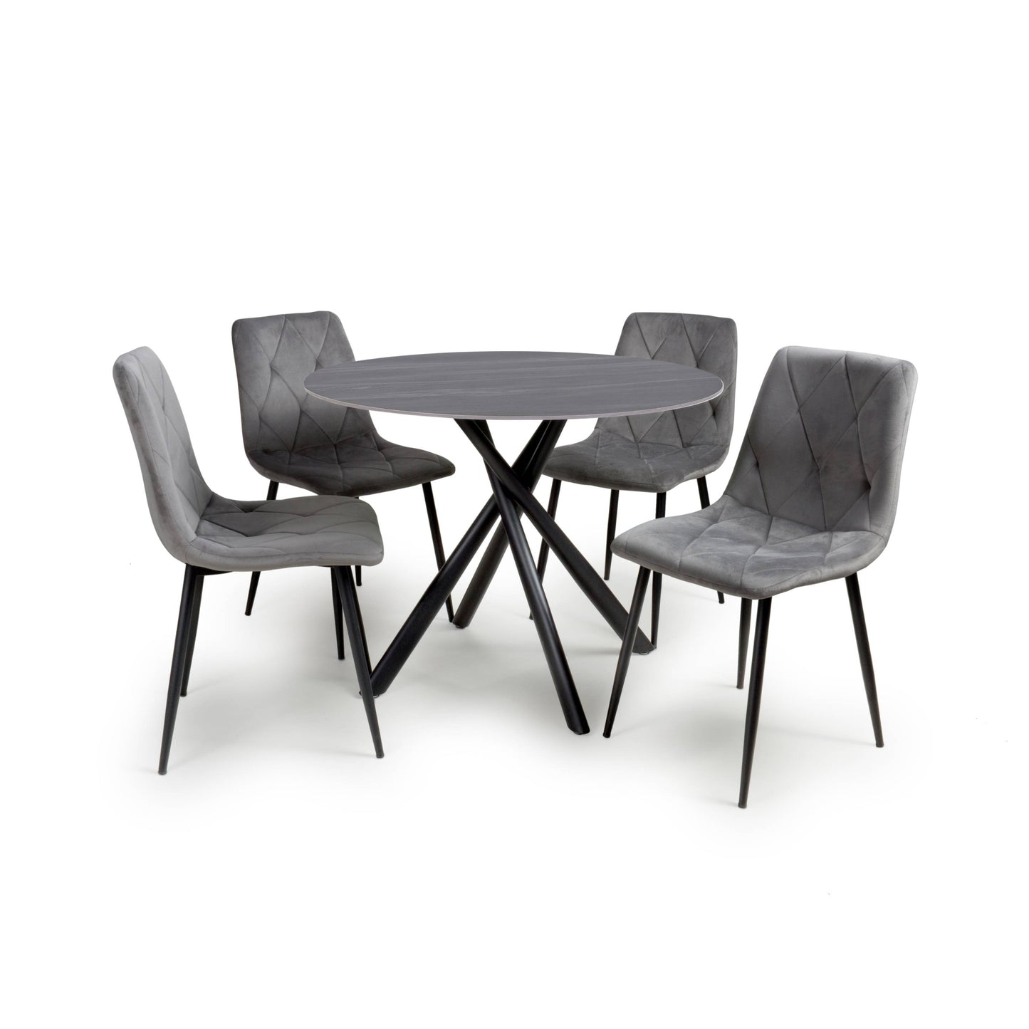 Avesta Grey Round Dining Table