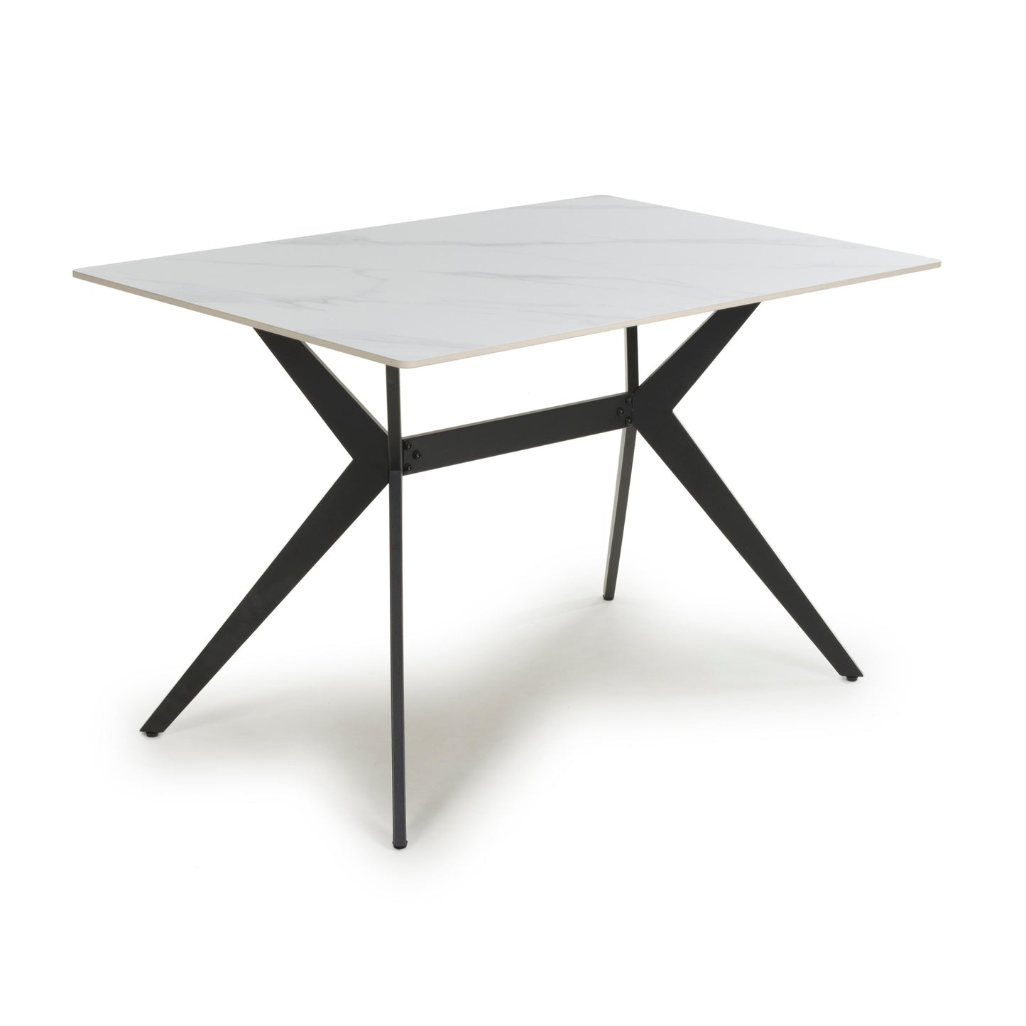 Timor 1.2m & 4 Lisbon Dining Set