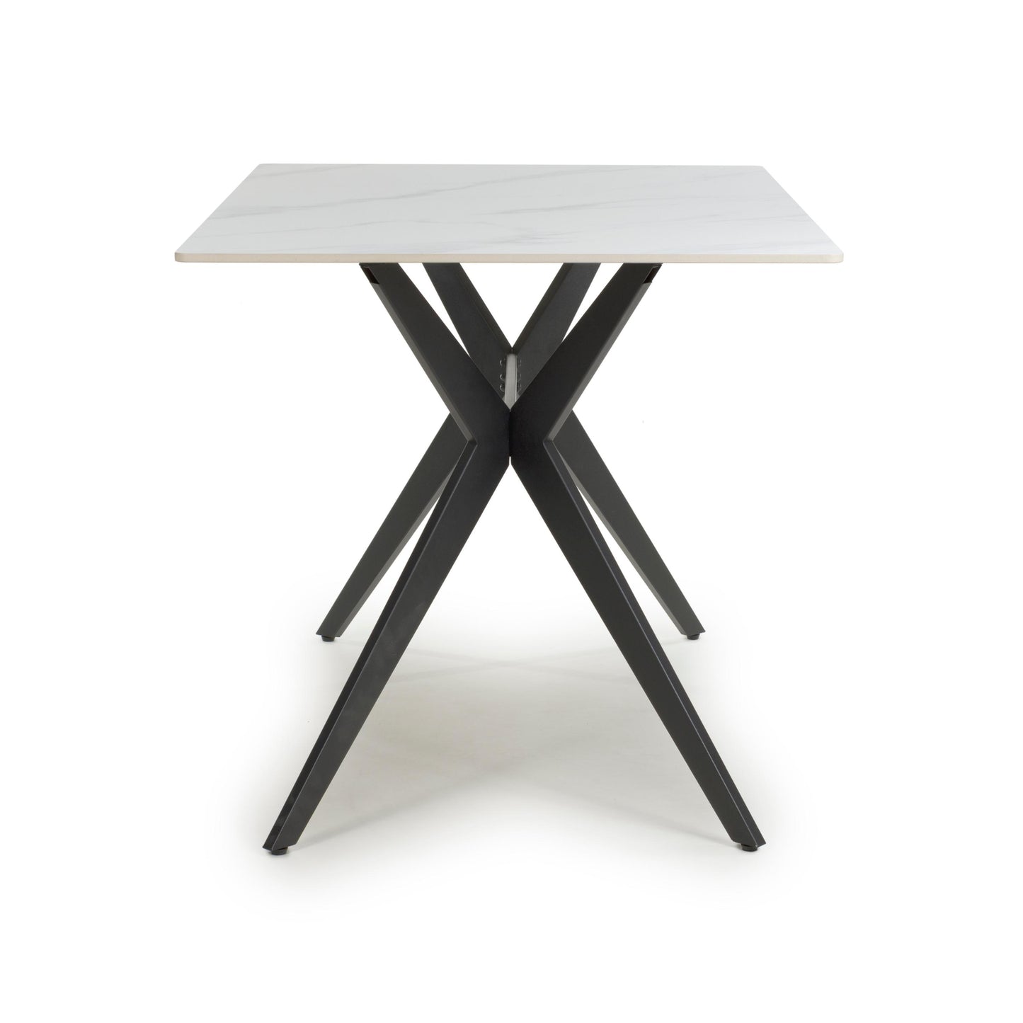 Timor 1.2m & 4 Lisbon Dining Set