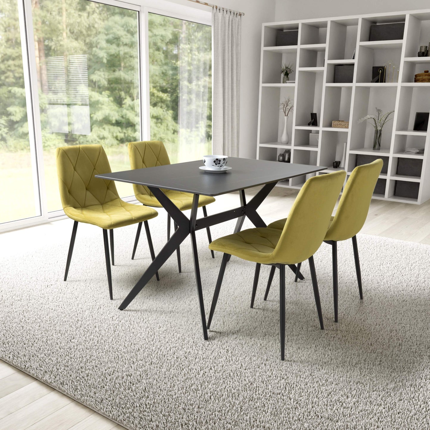 Timor 1.2m & Vernon Dining Set