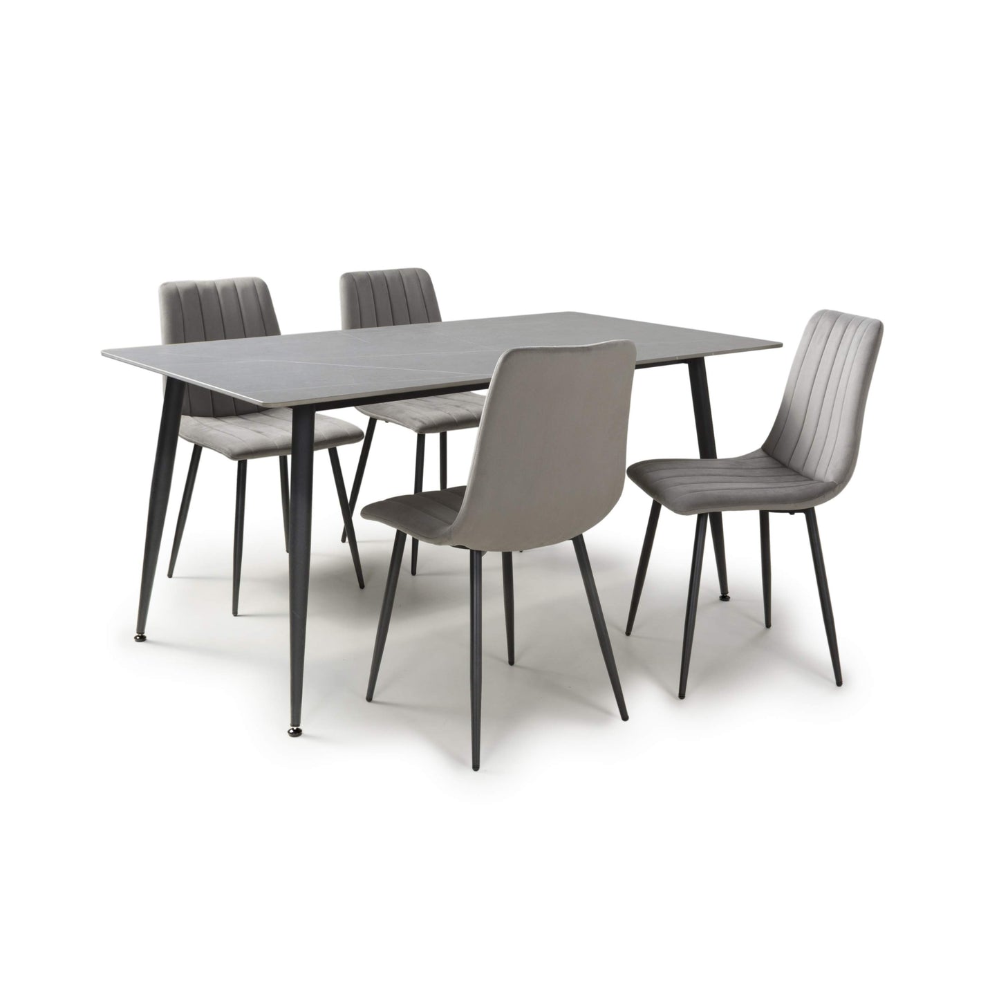 Monaco 1.6m & Lisbon Dining Set