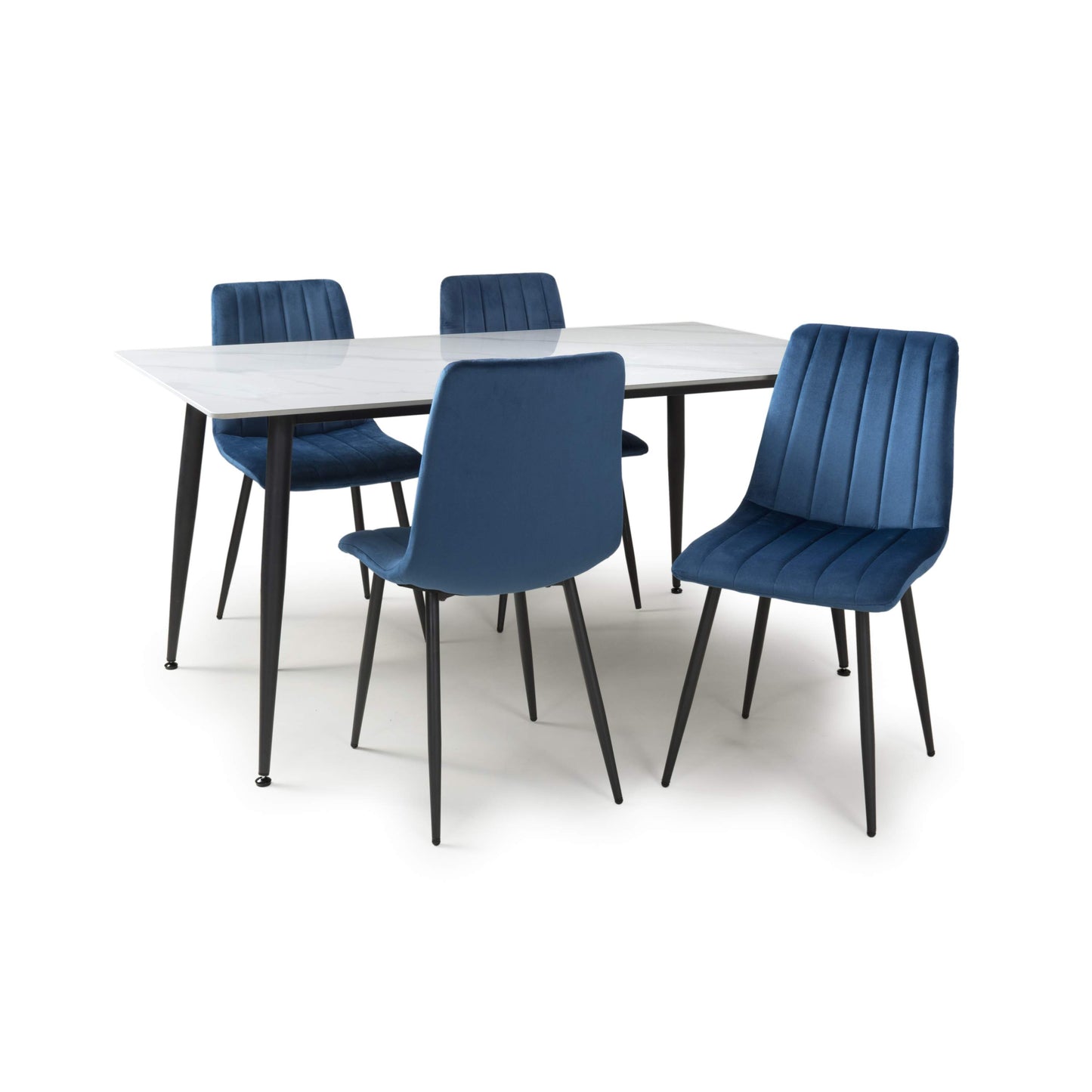 Monaco 1.6m & Lisbon Dining Set