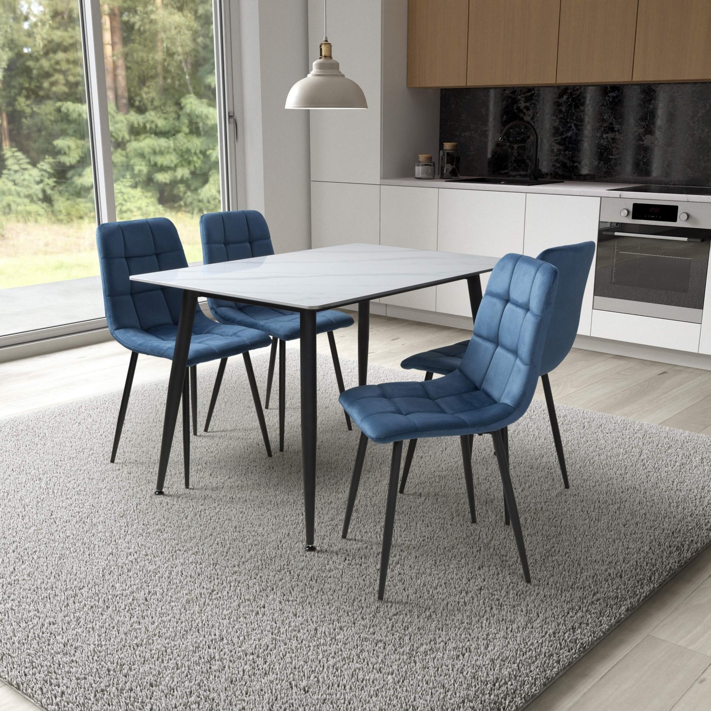 Monaco 1.2m & Madison Dining Set