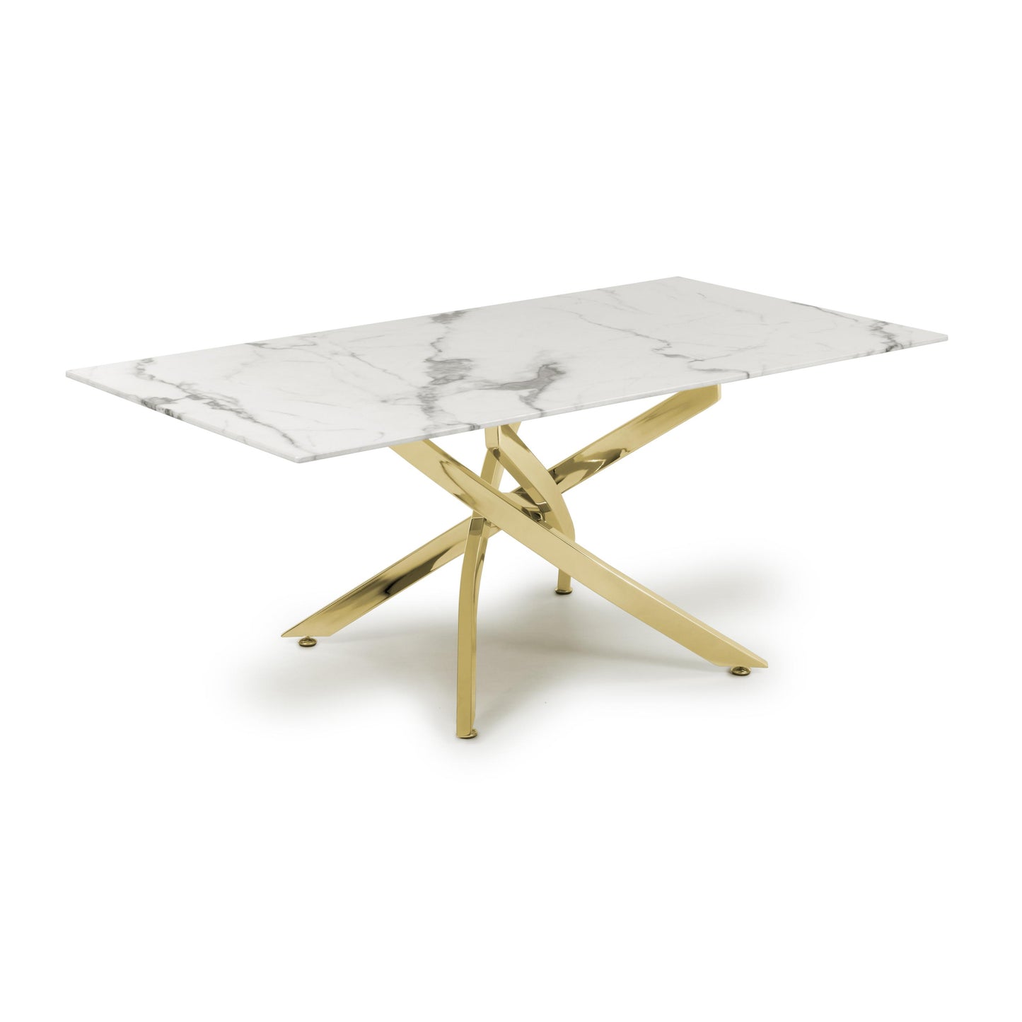 Astoria White & Gold Coffee Table