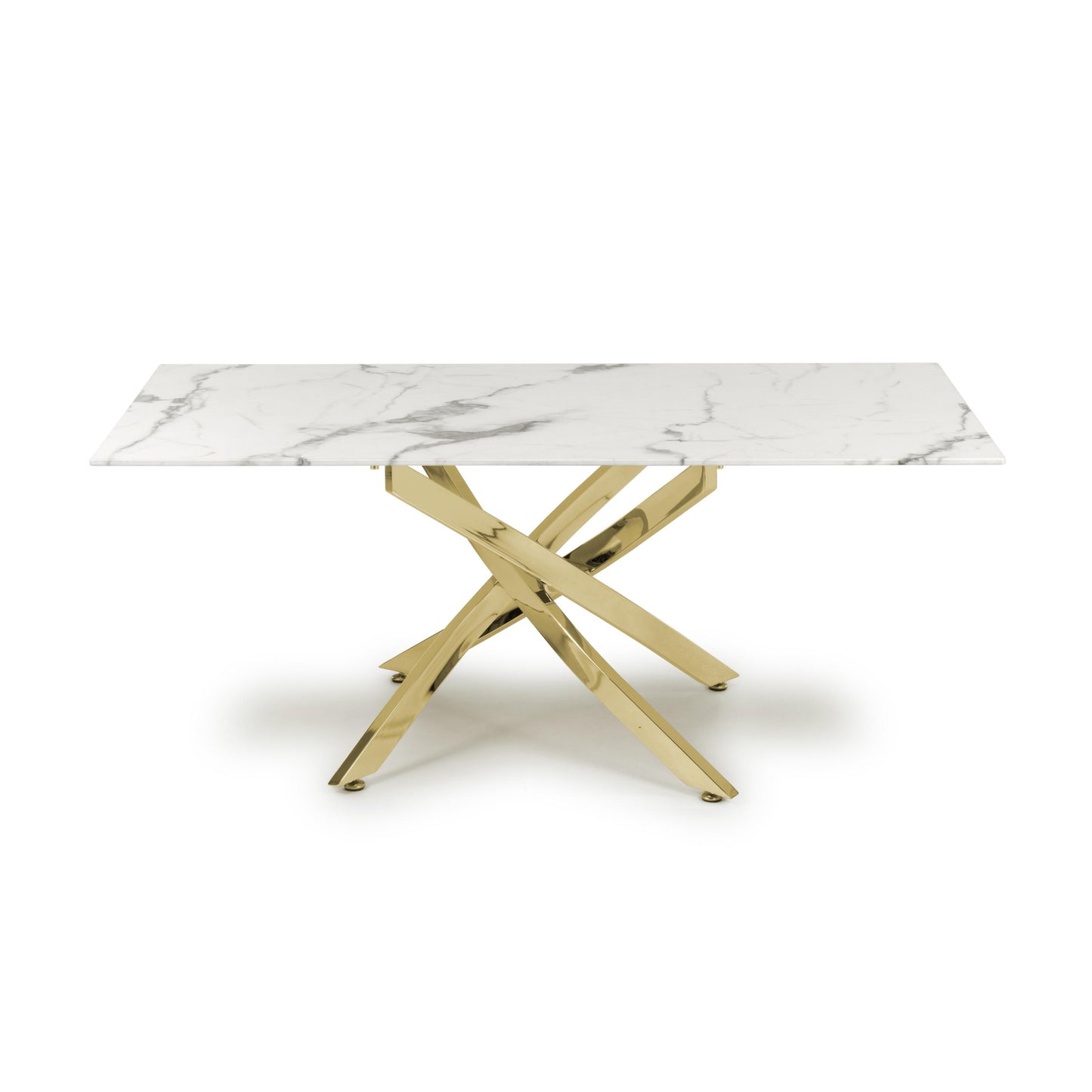Astoria White & Gold Coffee Table