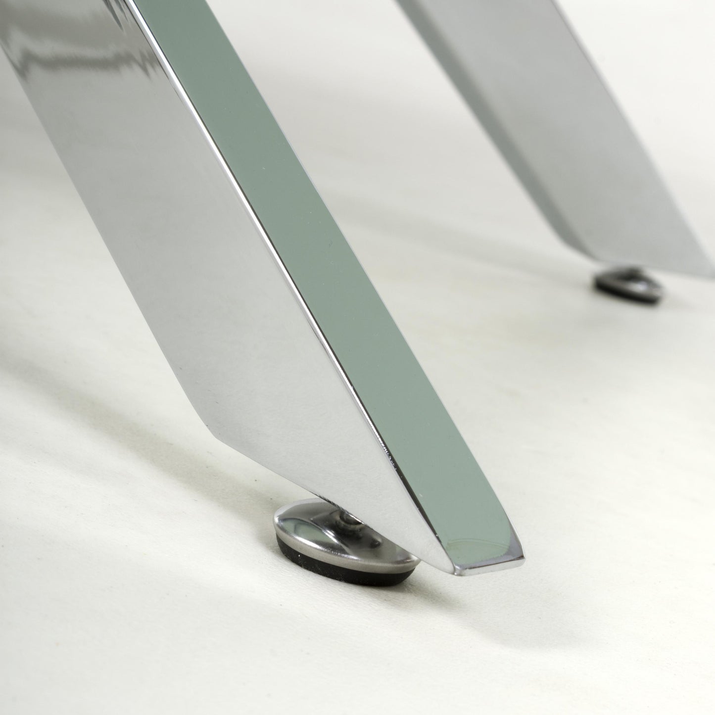 Astoria White & Chrome Coffee Table