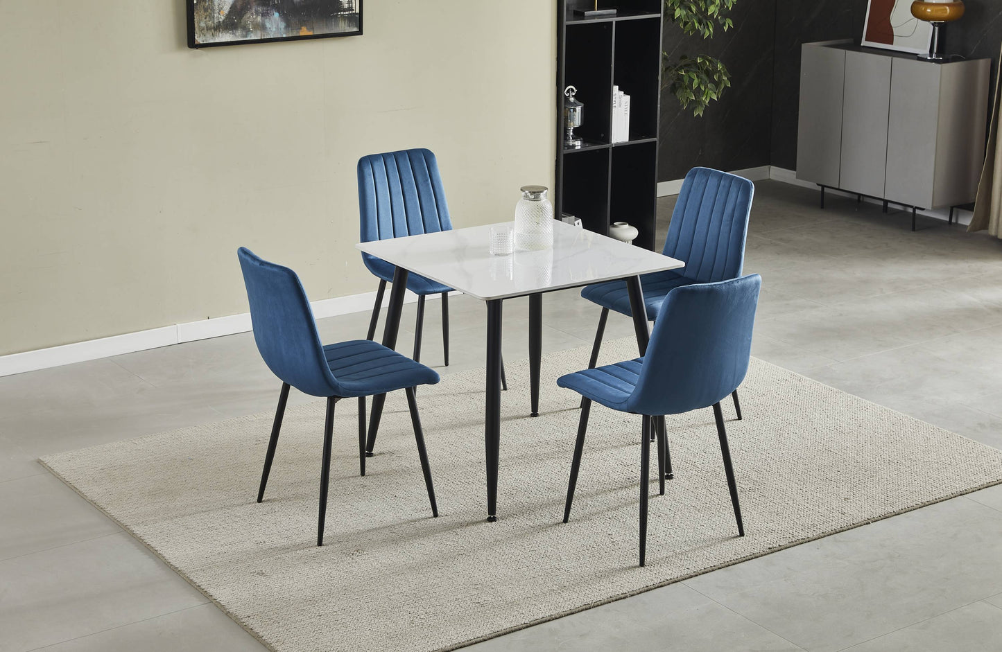 Monaco 0.8m & Lisbon Dining Set