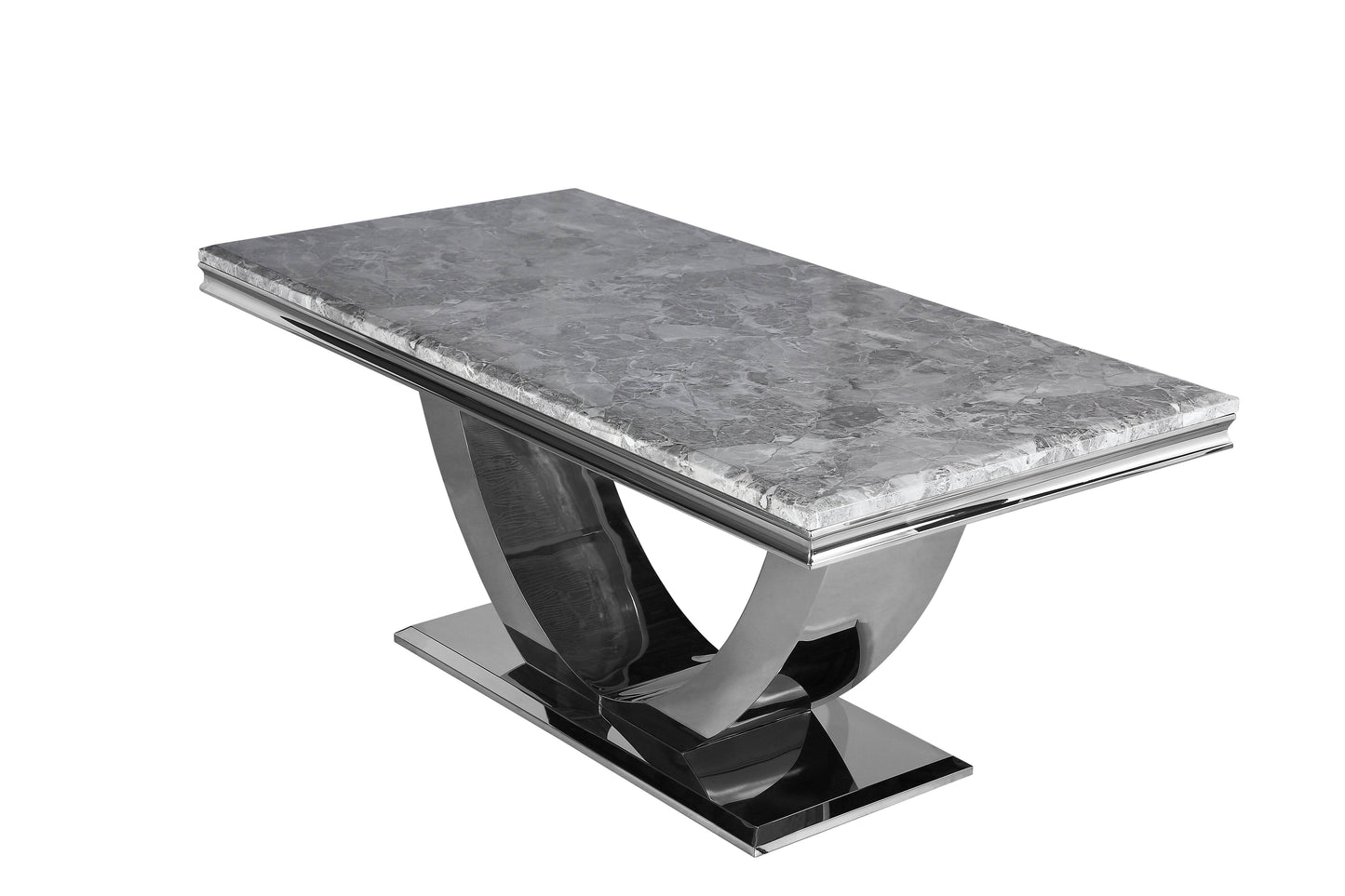 Arial Marble Effect Dining Table