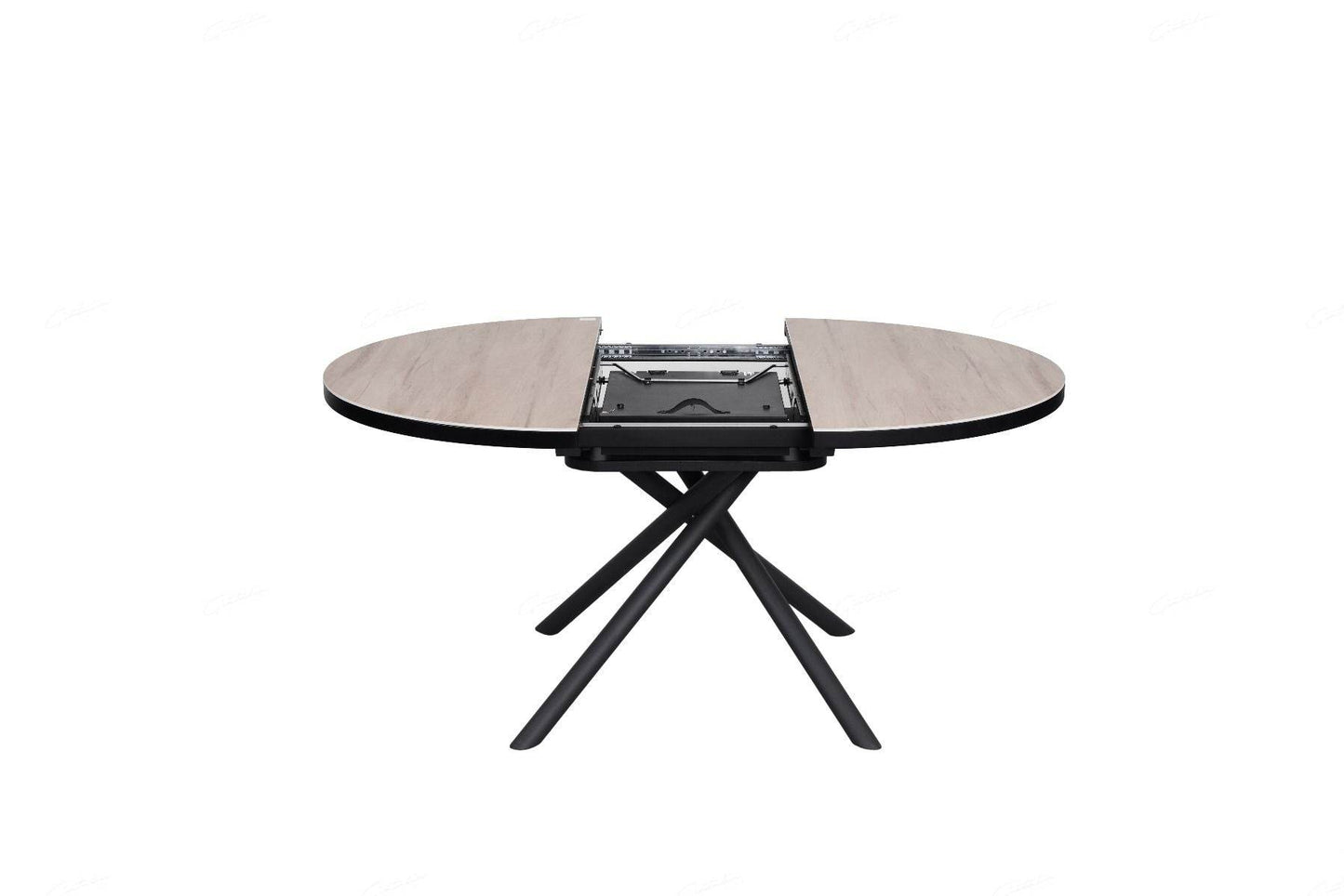 Danello English Oak Wood Ceramic Extending Dining Table - Pak Tao