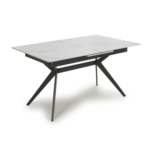 Timor 1.8m Extending White Dining Table