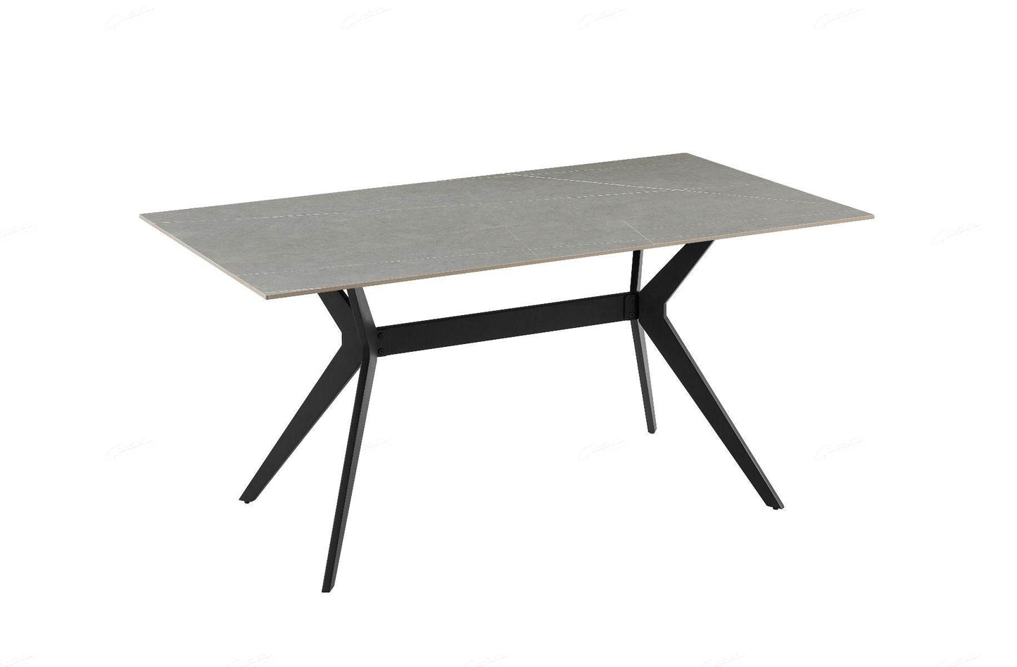 Livia Grey Sintered Stone Dining Table