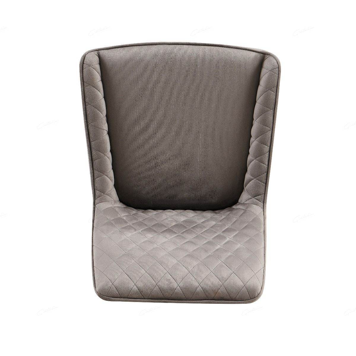 Nina Grey Velvet Dining Chair
