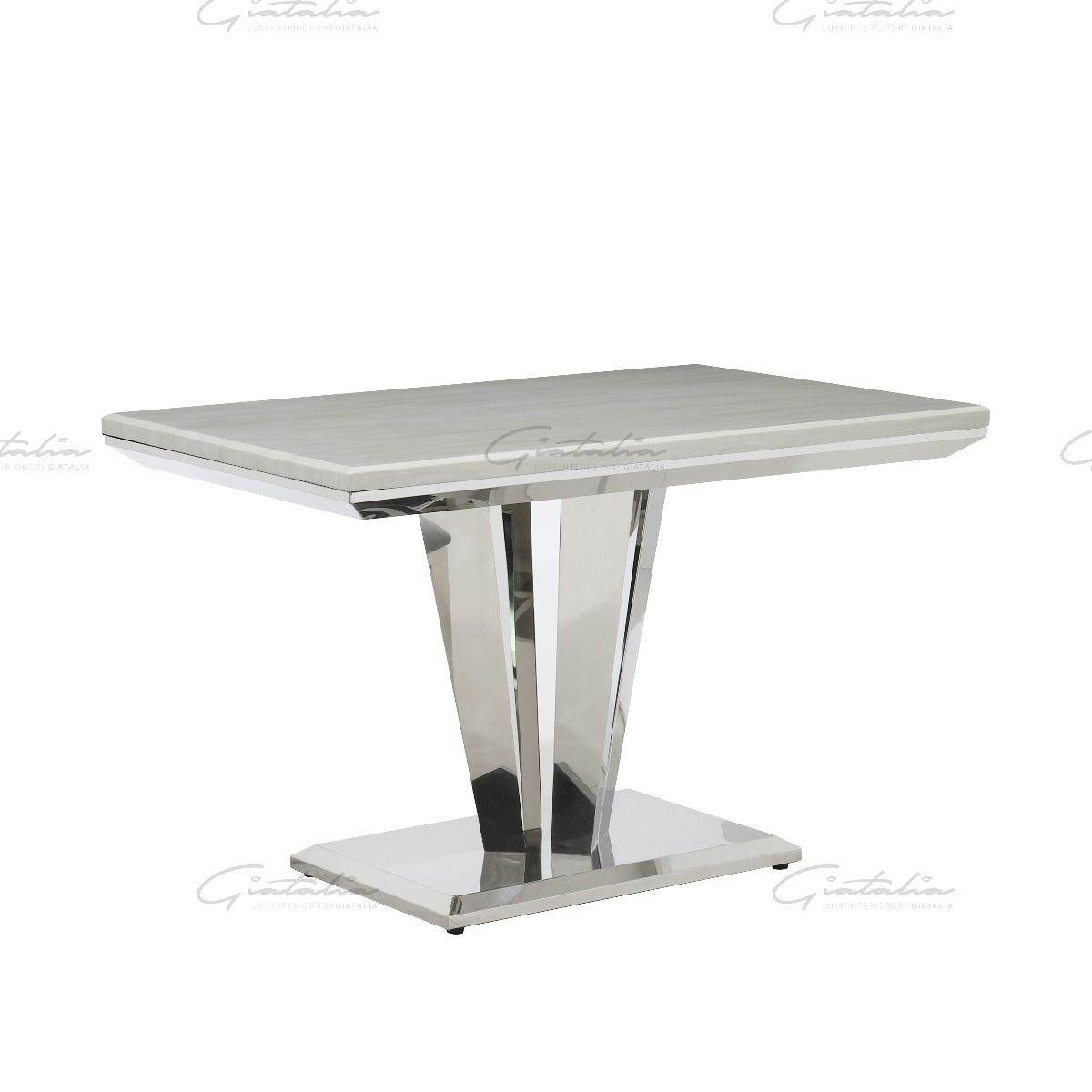 Riccardo White Marble 120 Rectangle DiningTable