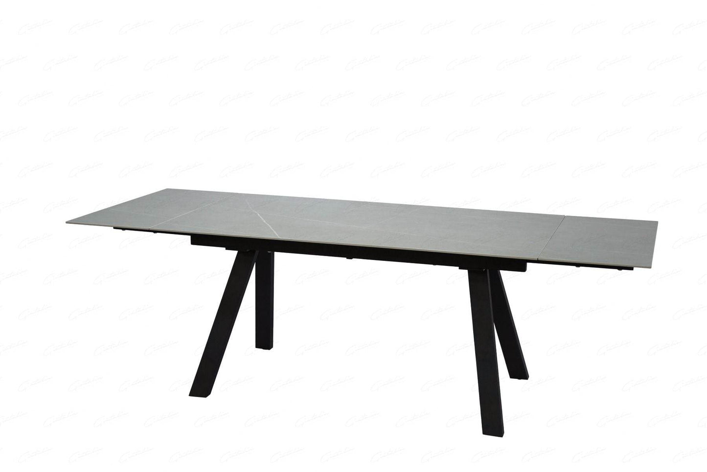 Rische Amani Grey Sintered Stone SMALL Extending Dining Table