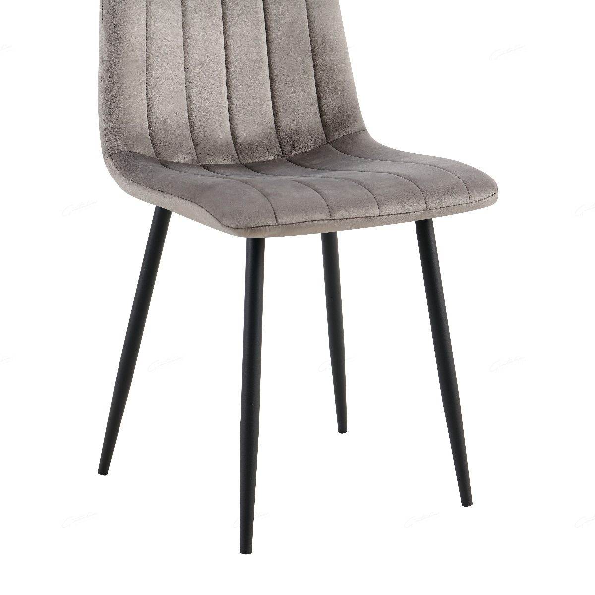 Teora Grey Velvet Dining Chair