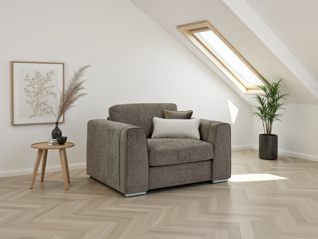 Naples Sofa Mocha Armchair