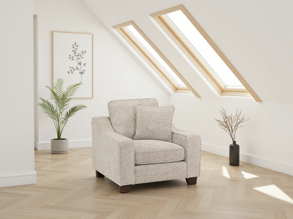 Nebraska Sofa Stone Armchair