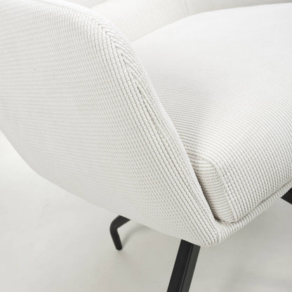 Osaka Round Green & 4 Artemis White Dining Set