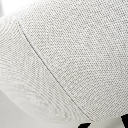 Osaka Round Green & 4 Artemis White Dining Set