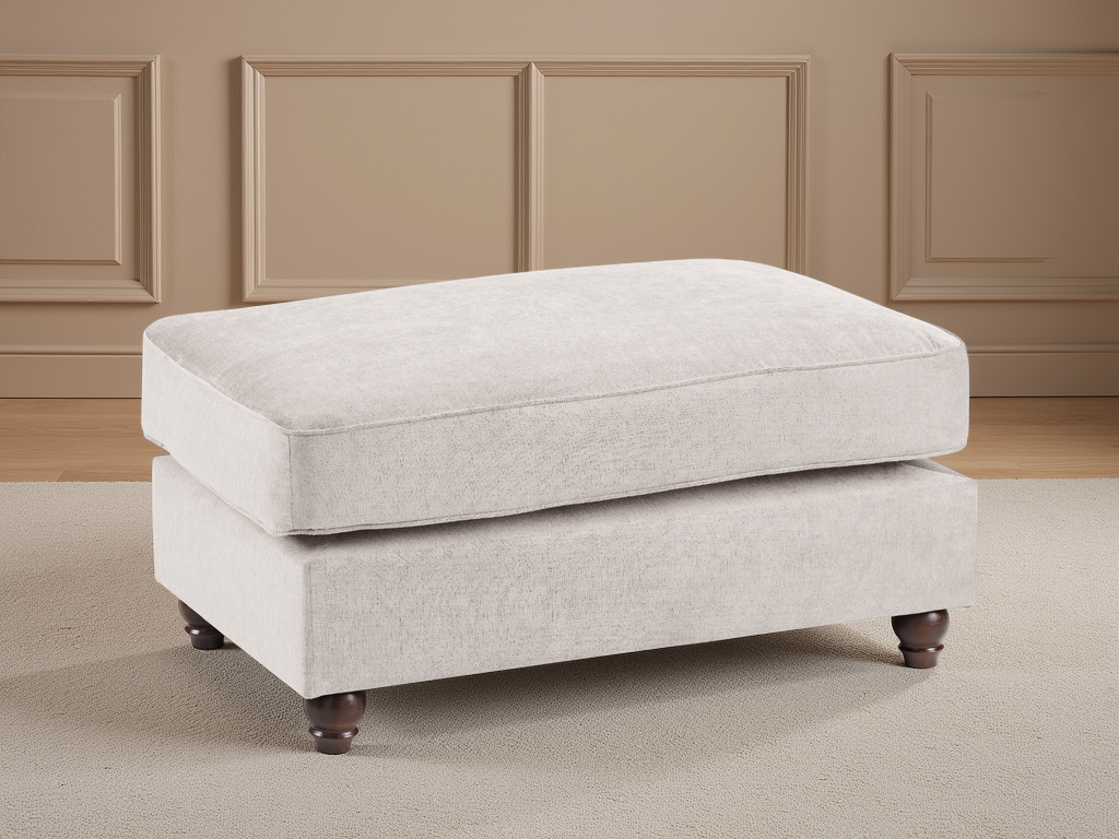 Windsor Fullback Sofa Stone Footstool