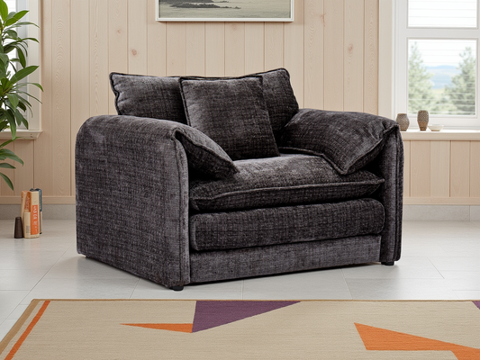 Solaya Sofa Black Armchair