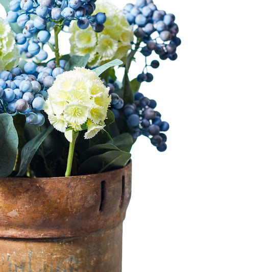 Faux Stem Viburnum Cream