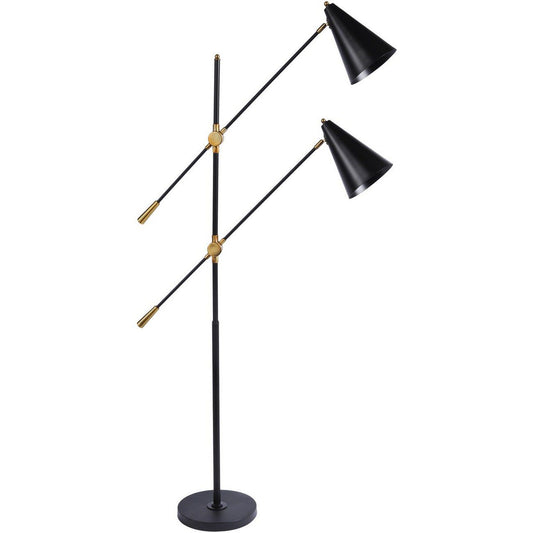 Mercer Twin Head Floor Lamp E27 40W