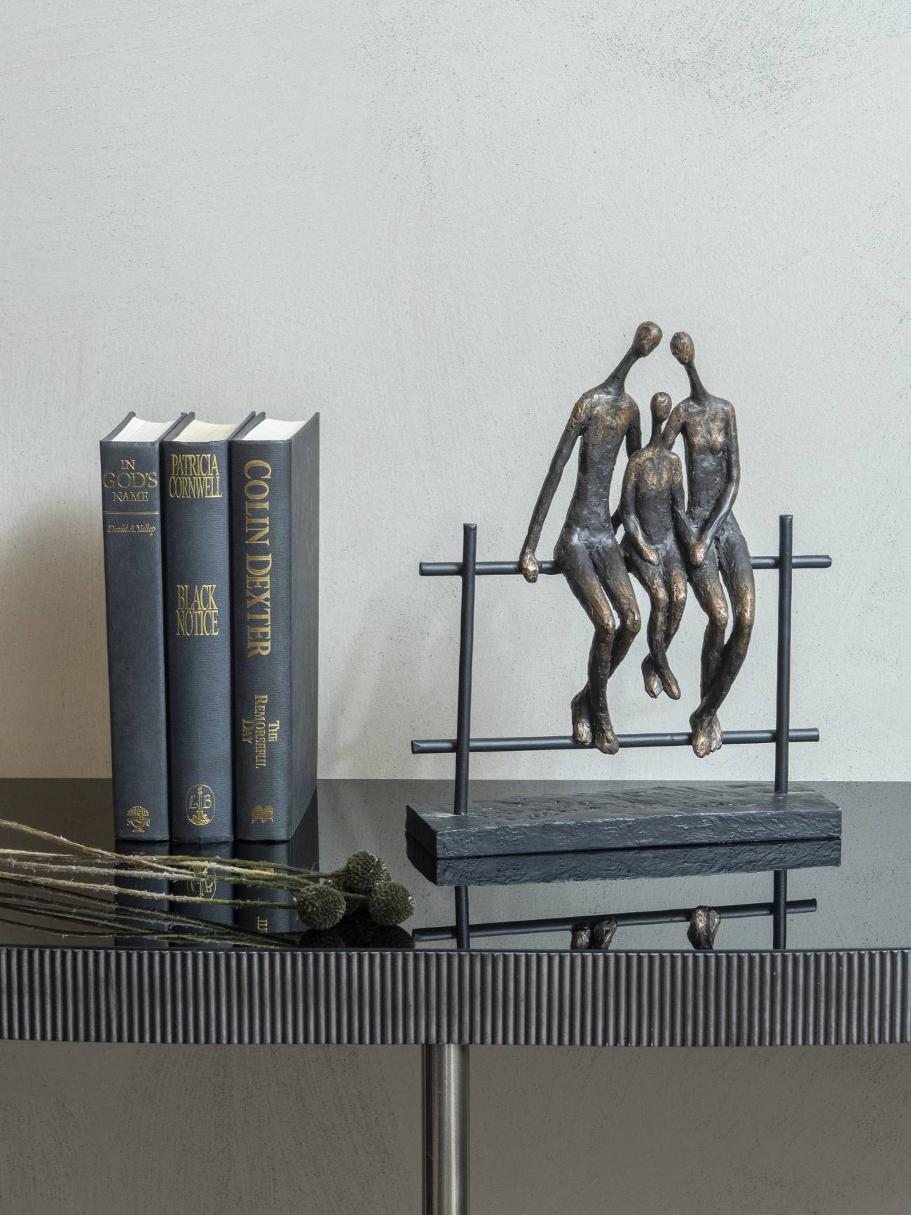 Duxford Bench Family Of Three Sculpture