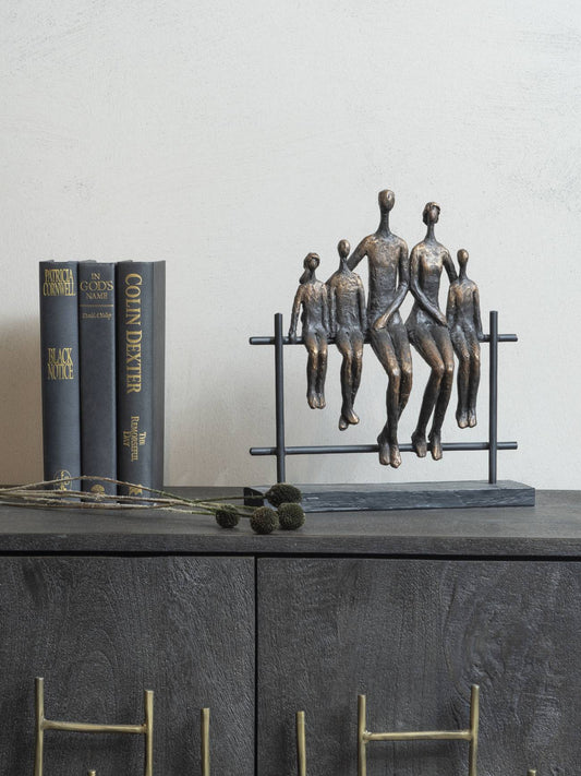 Duxford Bench Family Of Five Sculpture