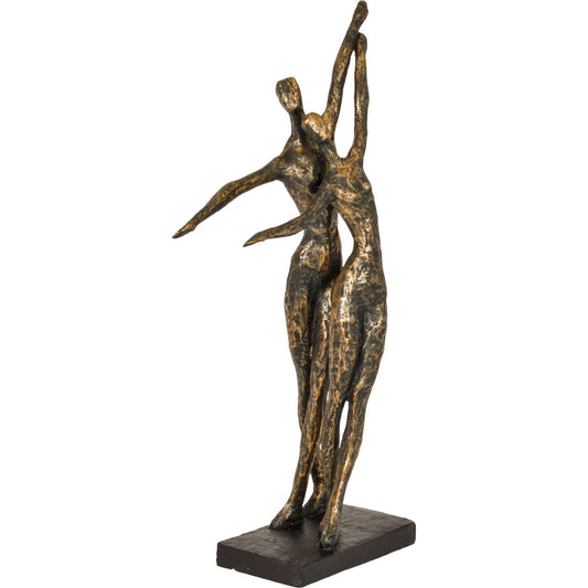 Celebrating Bronze Resin Standing Couple