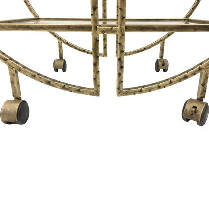 Saturn Hammered Drinks Trolley