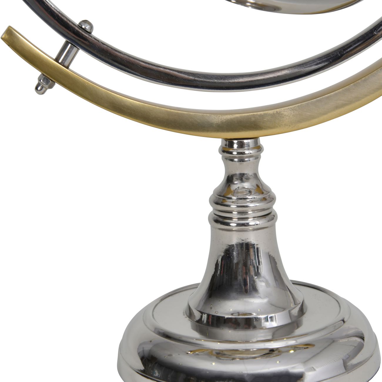 Colley Stainless Steel Armilliary Sculpture with Bone Globe