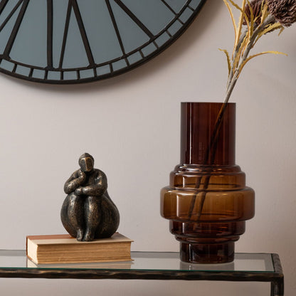 Athena Contemplating Feminine Form Resin Sculpture