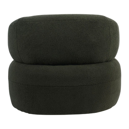 Luna Occasional Chair in Boucle Hunter Green