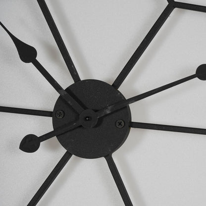 Oversized Backlit Wall Clock with 2m cable