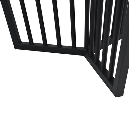 Abington Black Frame and Tinted Glass Dining Table - Pak Tao